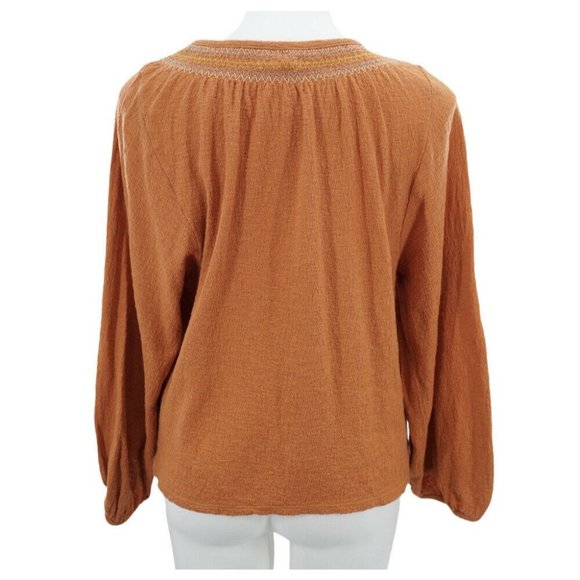 Madewell Superlight Jacquard Embroidered Smocked T - Picture 6 of 12